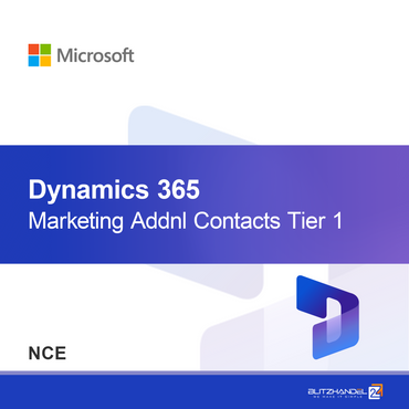 Dynamics 365 Marketing Ekstra Kontakter Nivå 1 (NCE)