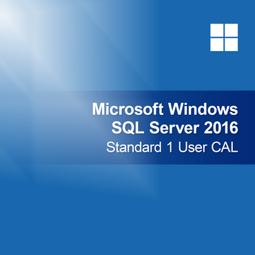 Microsoft SQL Server 2016 Standard 1 bruker CAL