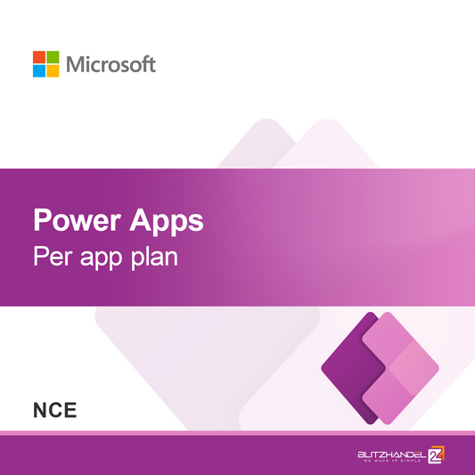 Power Apps per app-plan (NCE)