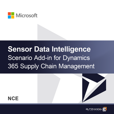 Sensor Data Intelligence Scenario-tillegg for Dynamics 365 Supply Chain Management (NCE)