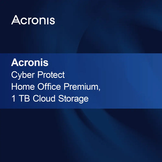 Acronis Cyber Protect Home Office Premium, 1 TB skylagring