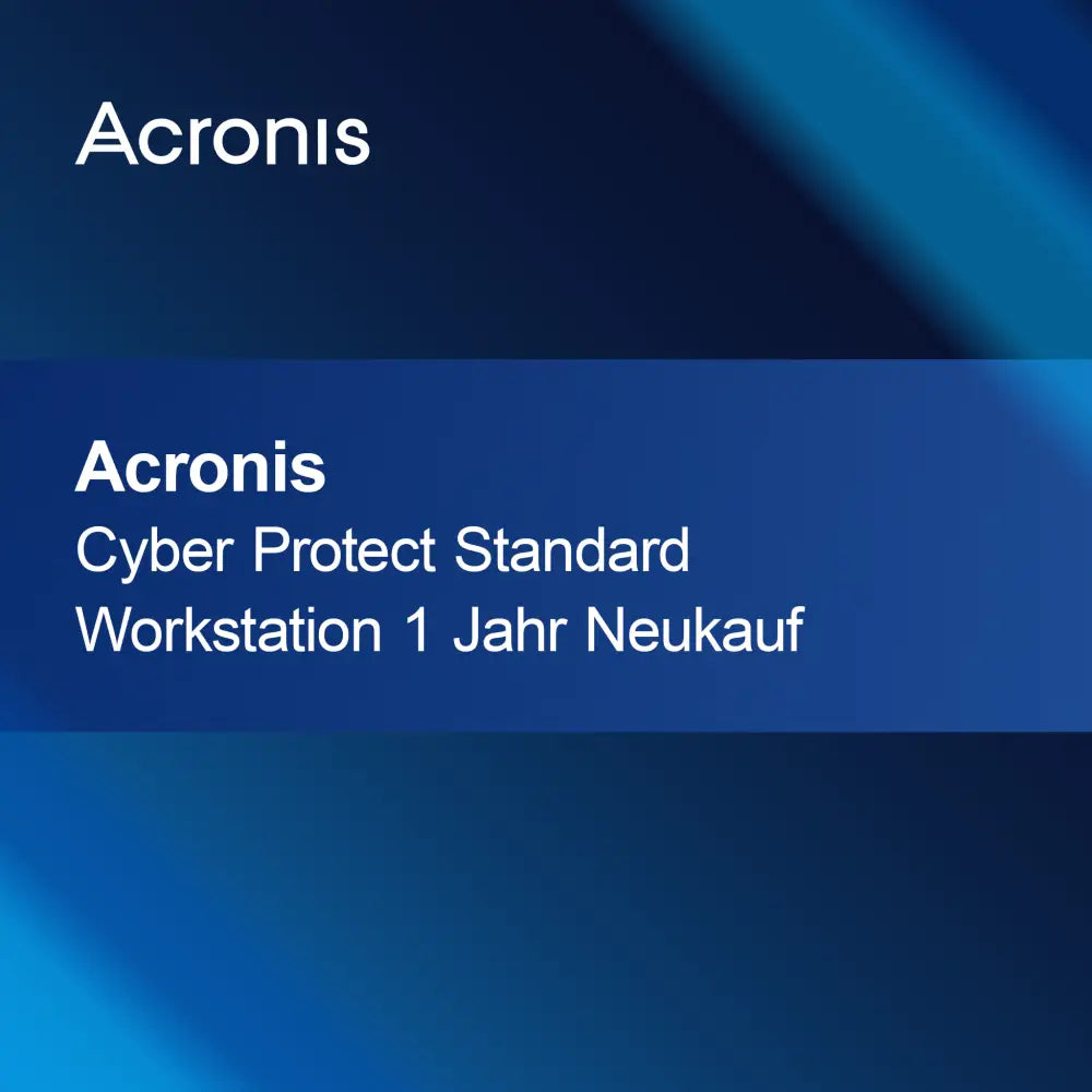 Acronis Cyber Protect Standard Arbeidsstasjon