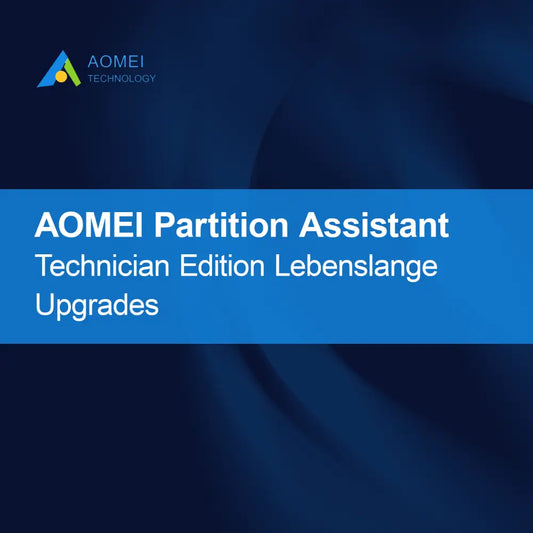 AOMEI Partition Assistant Technician Edition Livslange oppgraderinger