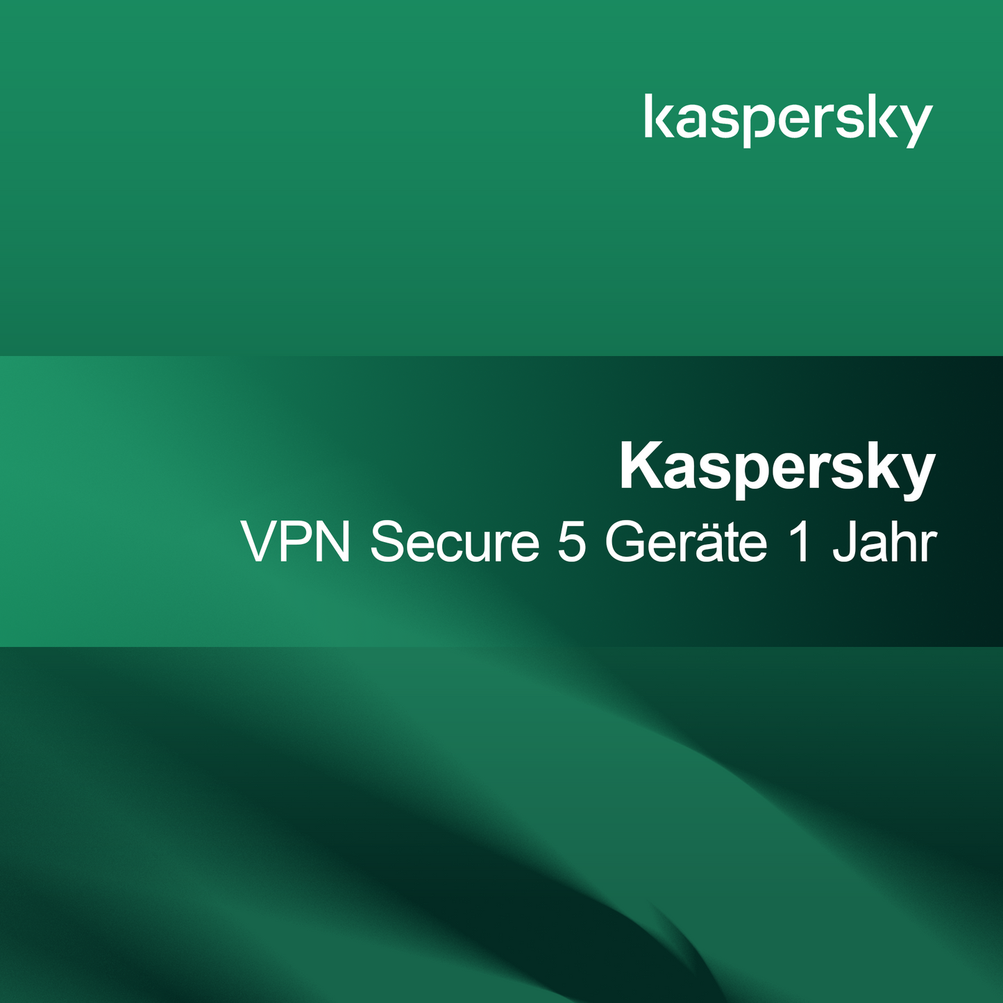 Kaspersky VPN Sikker 5 enheter 1 år