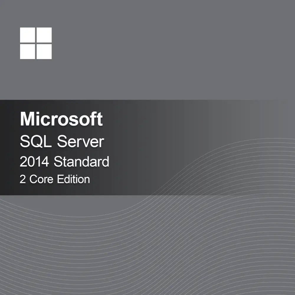 Microsoft SQL Server 2014 Standard - 2 Core-utgave