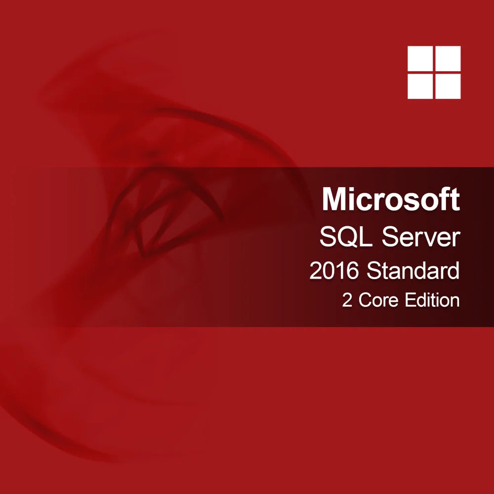 Microsoft SQL Server 2016 Standard - 2 Core-utgave