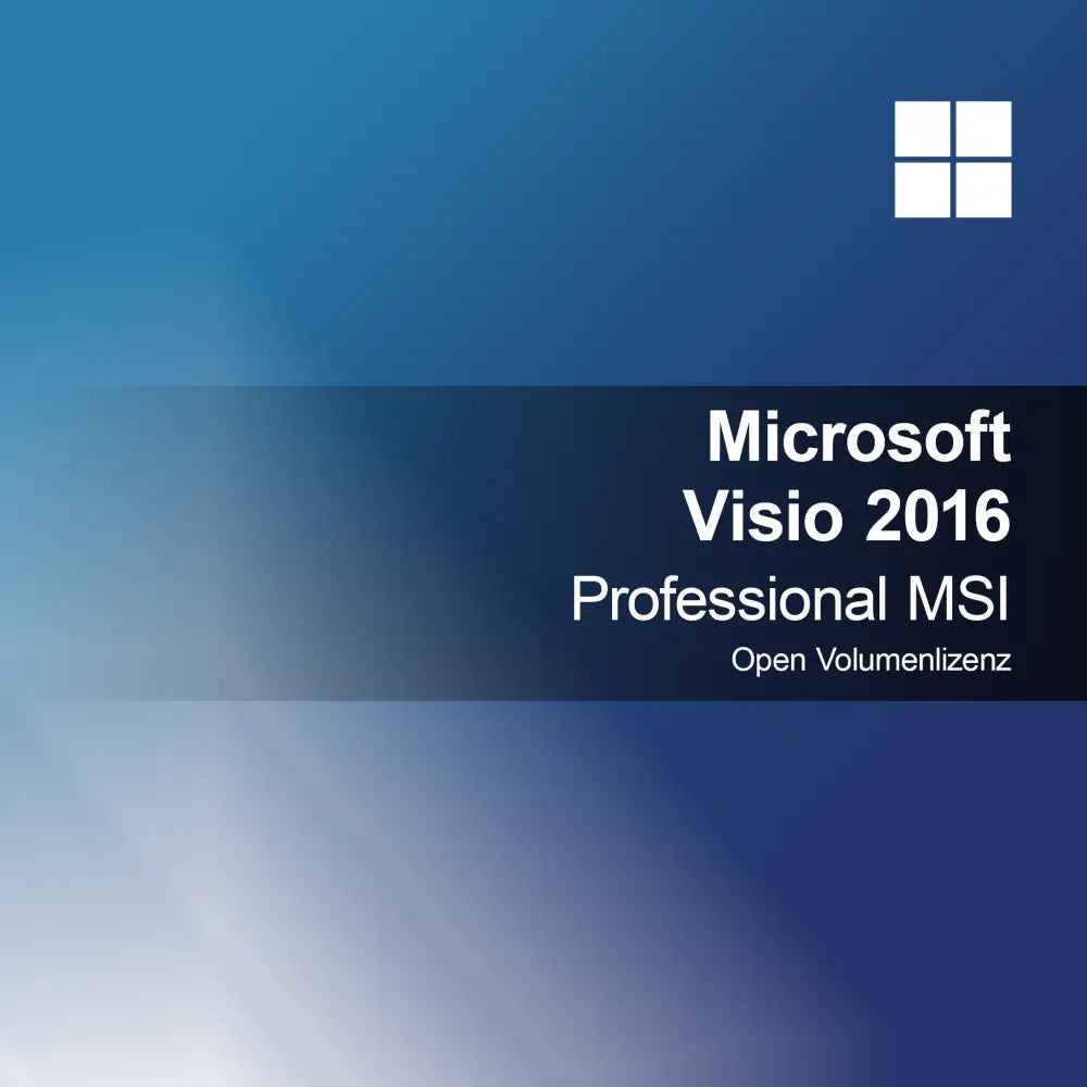 Microsoft Visio 2016 Professional MSI Åpen Volumlisens