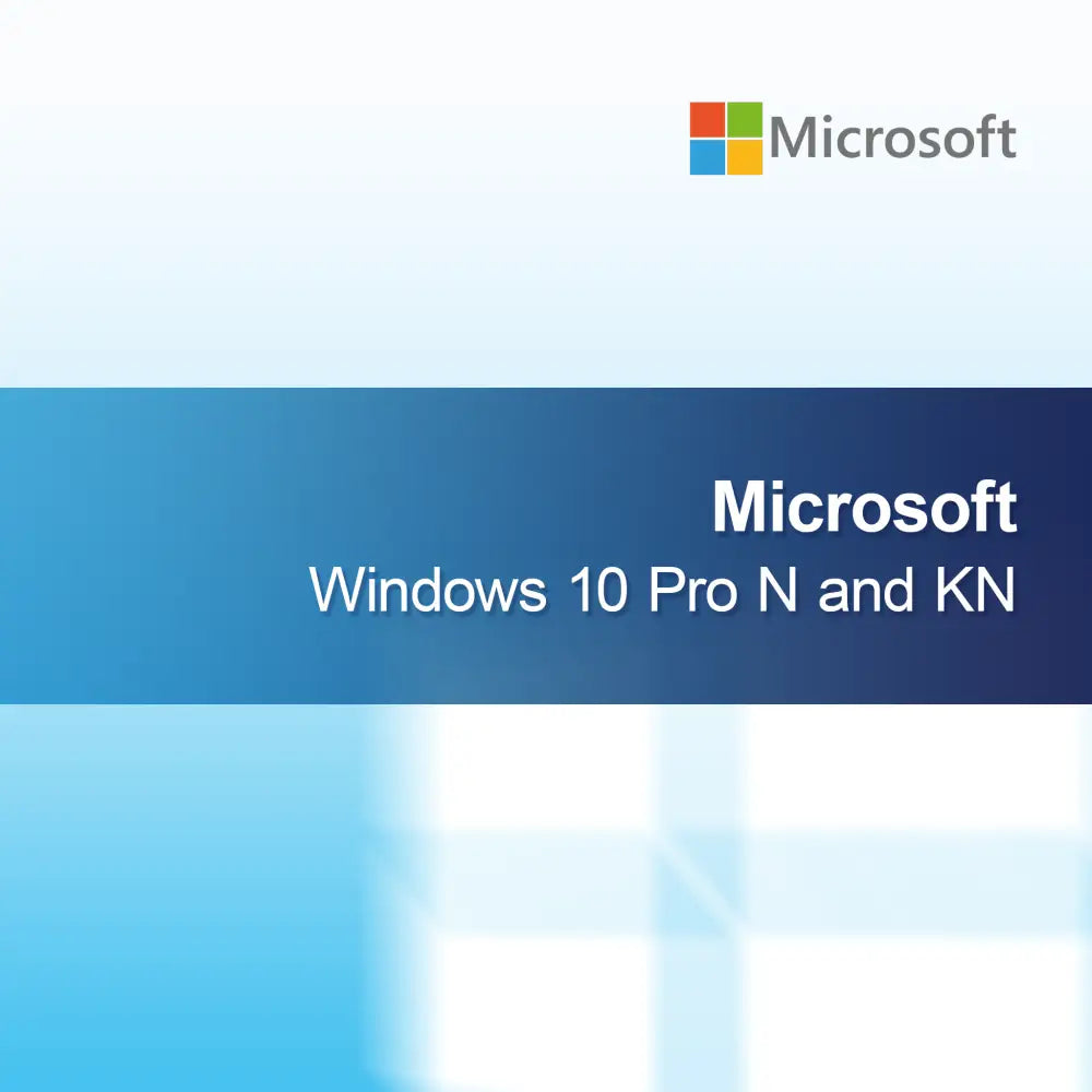 Microsoft Windows 10 Pro N og KN