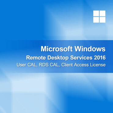 Microsoft Windows Remote Desktop Services 2016 Bruker CAL, RDS CAL, Klienttilgangslisens