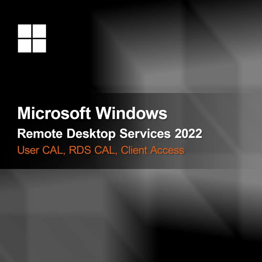 Microsoft Windows Remote Desktop Services 2022, bruker CAL, RDS CAL, klienttilgangslisens