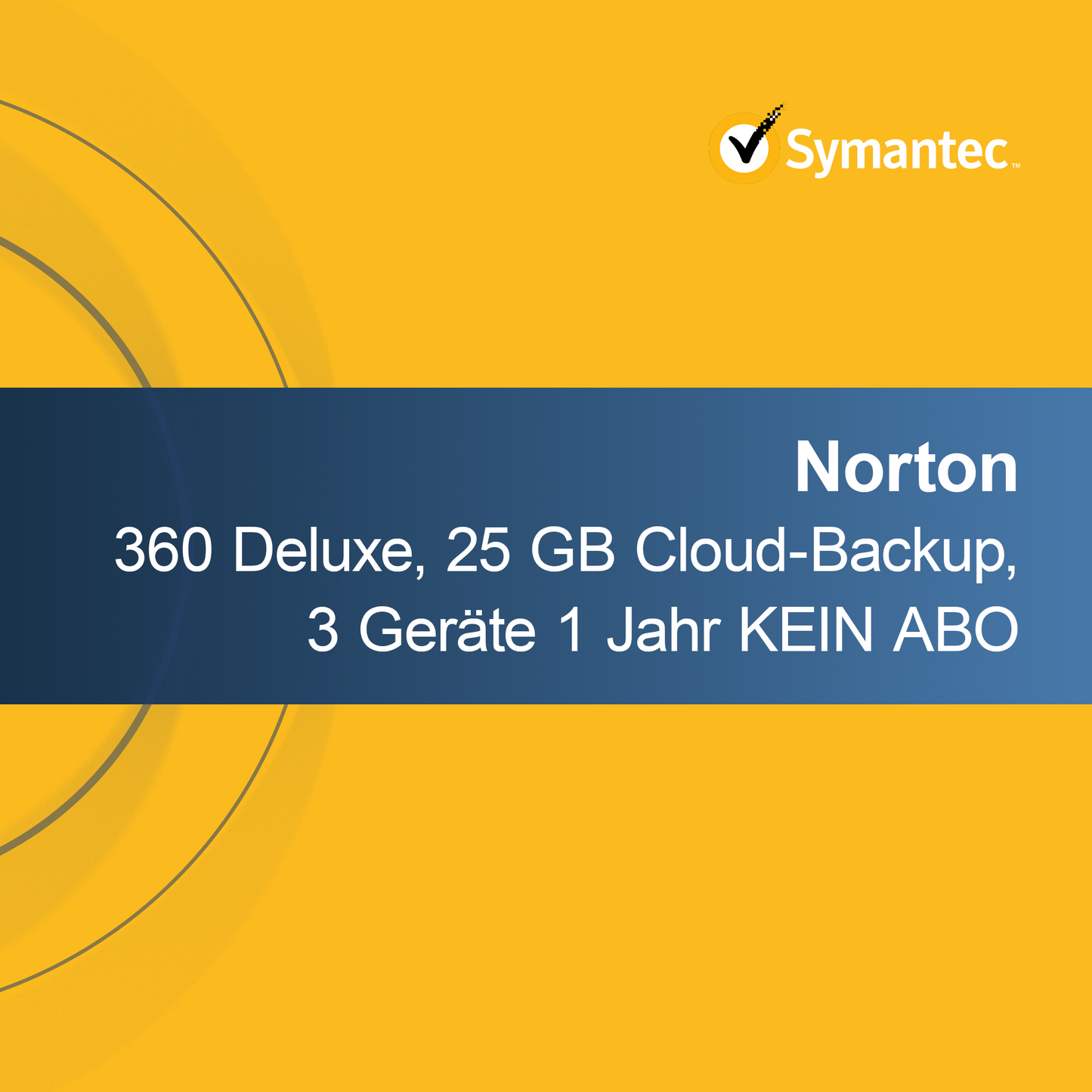 Norton 360 Deluxe, 25 GB sky-sikkerhetskopi, 3 enheter 1 år INGEN ABONNEMENT