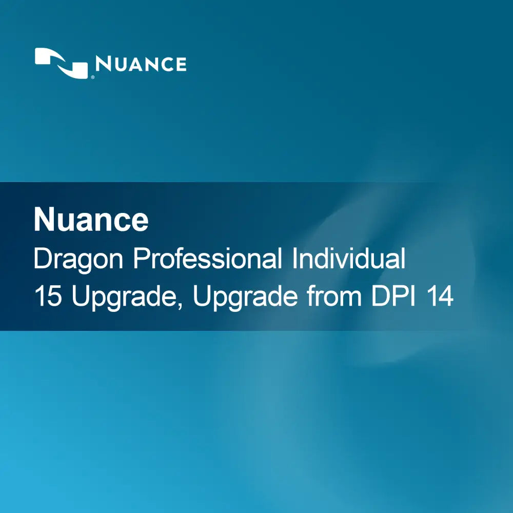 Nuance Dragon Professional Individual 15 Oppgradering, Oppgradering fra DPI 14
