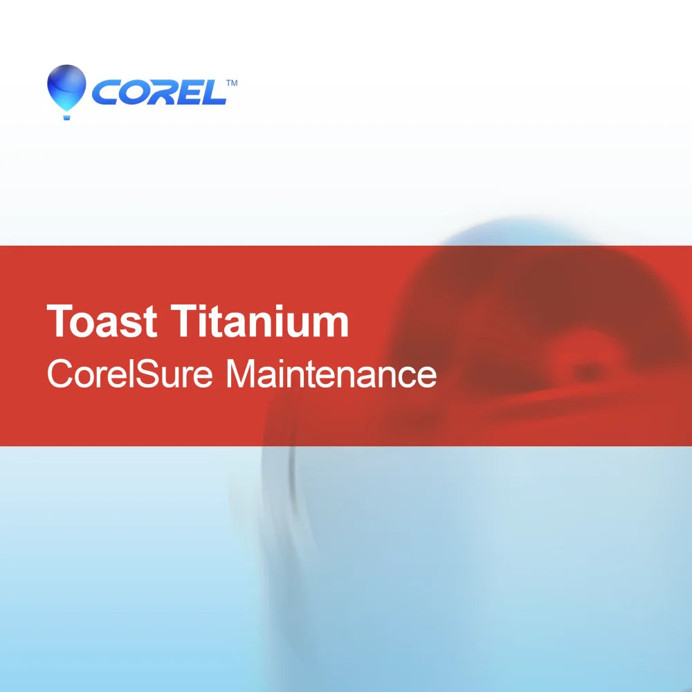 Toast Titanium CorelSure Vedlikehold