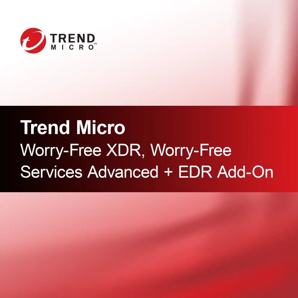 Trend Micro Worry-Free XDR, Worry-Free Services Advanced + EDR tillegg