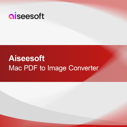 Aiseesoft Mac PDF til bildekonverterer