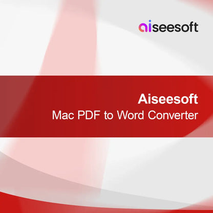 Aiseesoft Mac PDF til Word-konverterer