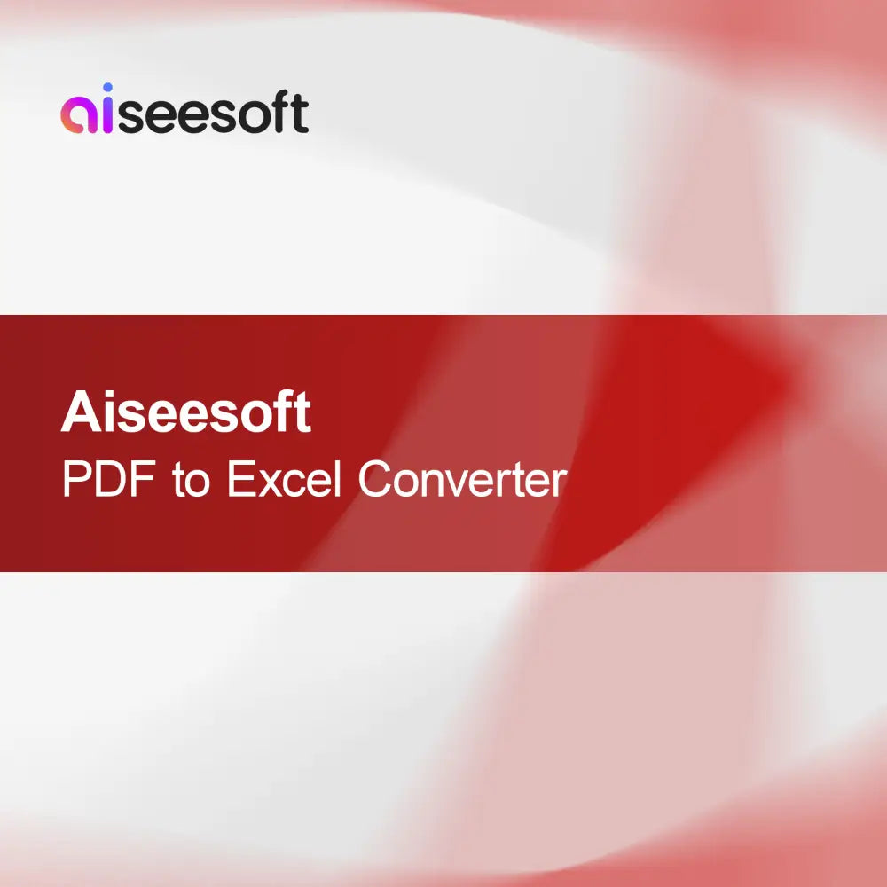Aiseesoft PDF til Excel-konverterer
