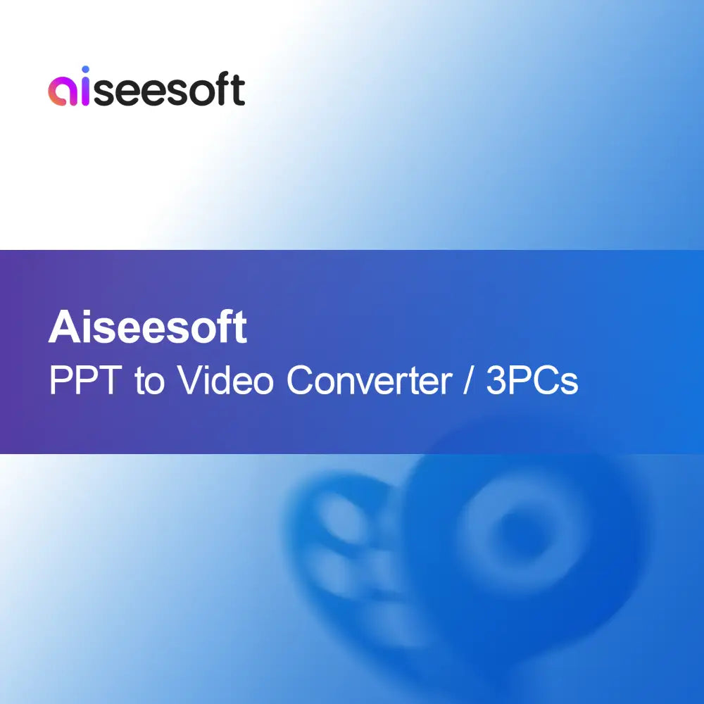 Aiseesoft PPT til videoomformer / 3 PC-er