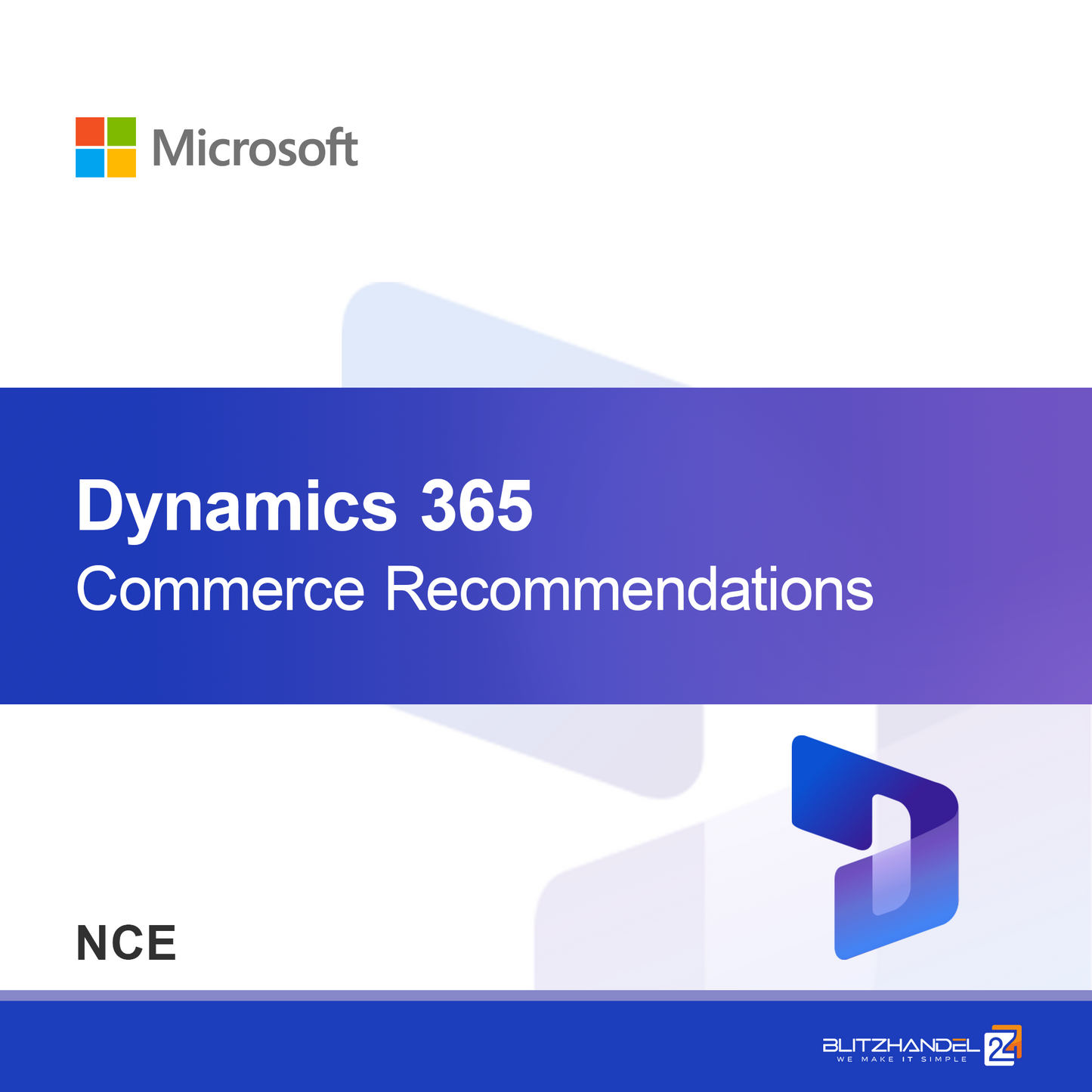 Dynamics 365 Commerce Anbefalinger (NCE)