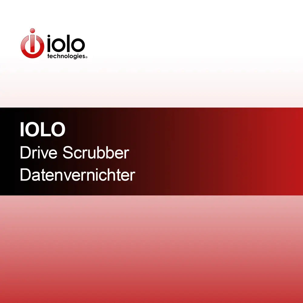 IOLO Drive Scrubber Dataødelegger