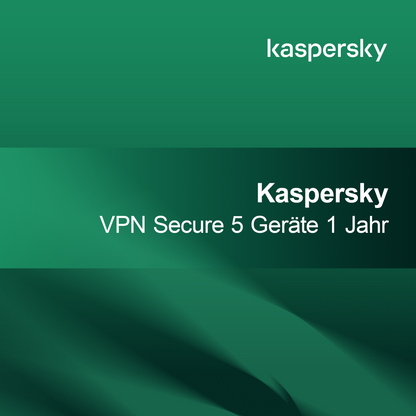 Kaspersky VPN Sikker 5 enheter 1 år
