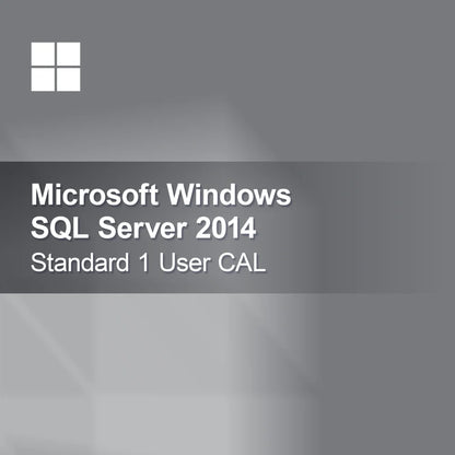 Microsoft SQL Server 2014 Standard 1 bruker CAL