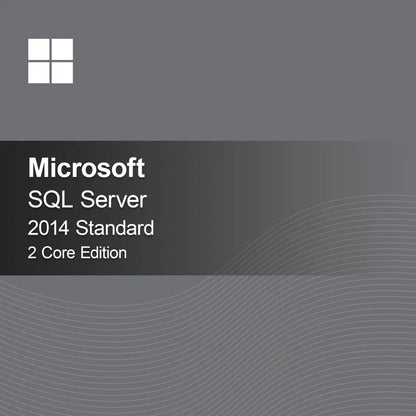 Microsoft SQL Server 2014 Standard - 2 Core-utgave