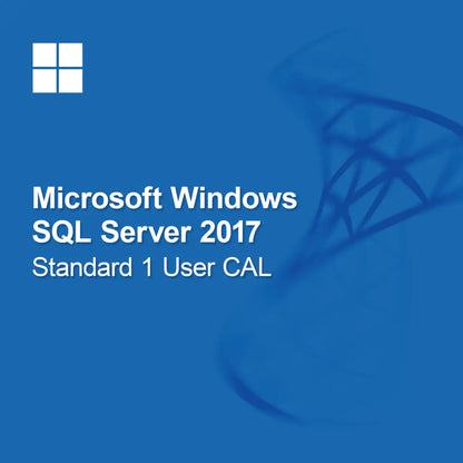 Microsoft SQL Server 2017 Standard, 1 bruker CAL