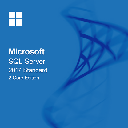 Microsoft SQL Server 2017 Standard, 2 Core-utgave