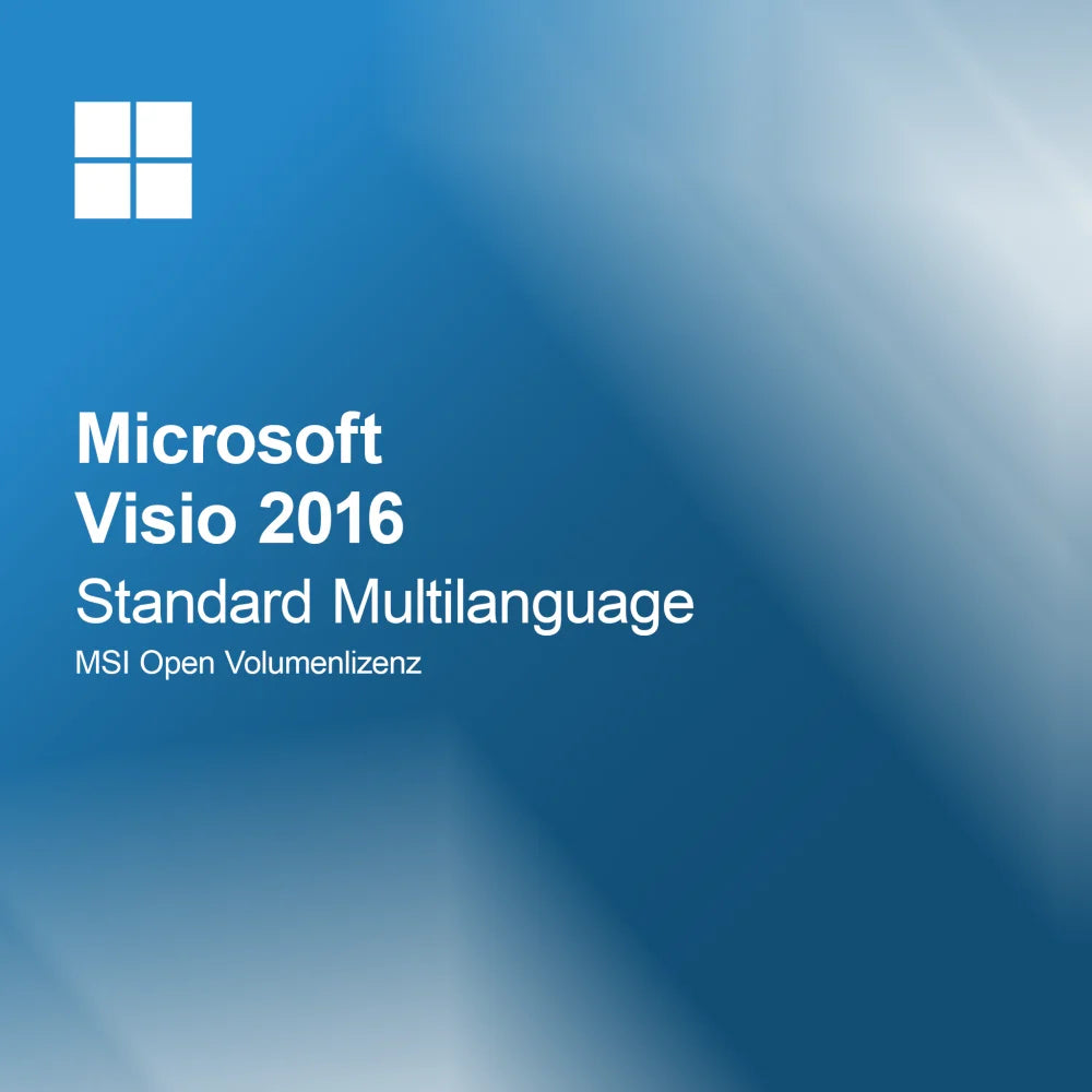 Microsoft Visio 2016 Standard flerspråklig MSI åpen volumlisens