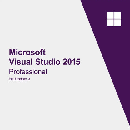 Microsoft Visual Studio 2015 Professional inkl. Oppdatering 3