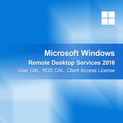 Microsoft Windows Remote Desktop Services 2016 Bruker CAL, RDS CAL, Klienttilgangslisens
