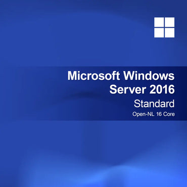 Microsoft Windows Server 2016 Standard Open-NL 16 kjerner