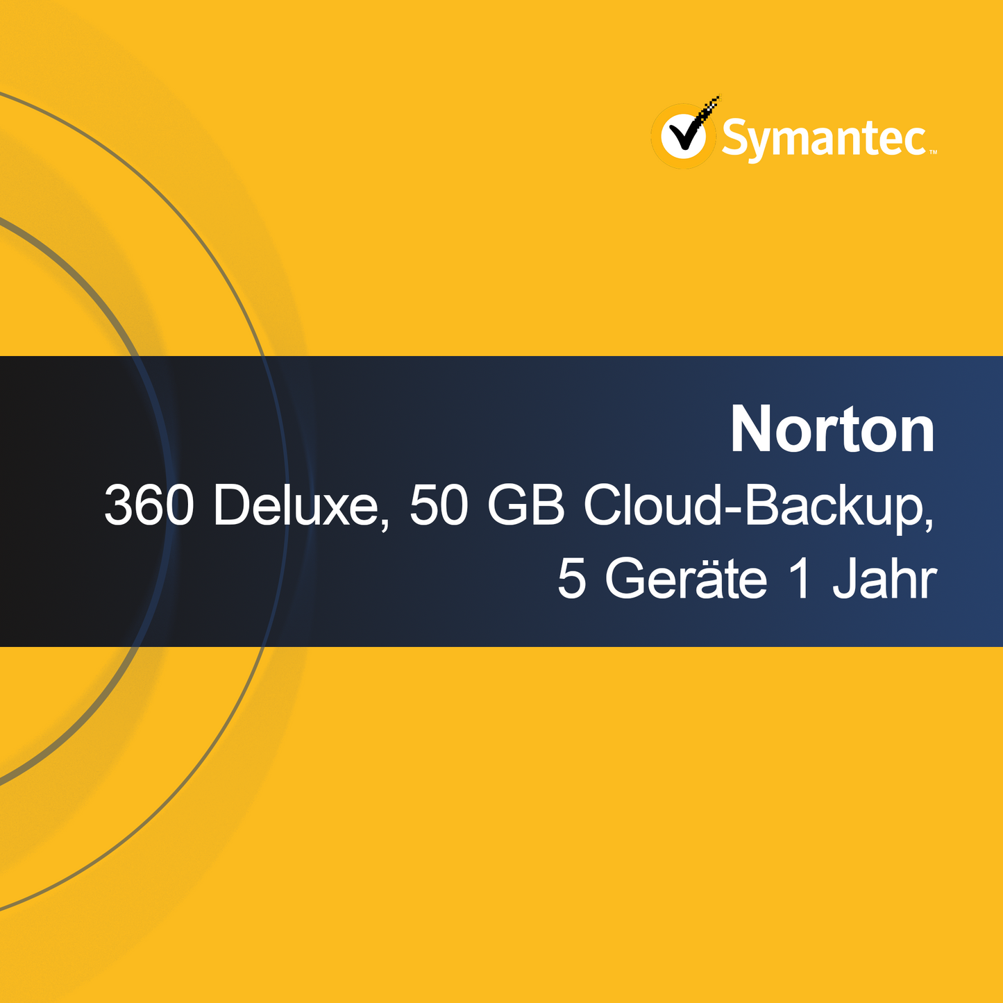 Norton 360 Deluxe, 50 GB sky-sikkerhetskopi, 5 enheter 1 år