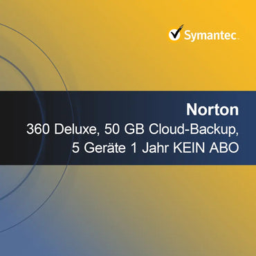 Norton 360 Deluxe, 50 GB sky-sikkerhetskopi, 5 enheter 1 år INGEN ABONNEMENT