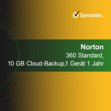 Norton 360 Standard, 10 GB sky-sikkerhetskopi, 1 enhet 1 år