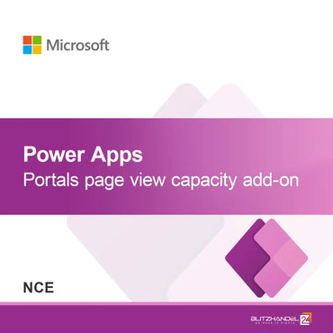 Power Apps Portals sidevisningskapasitets tillegg (NCE)
