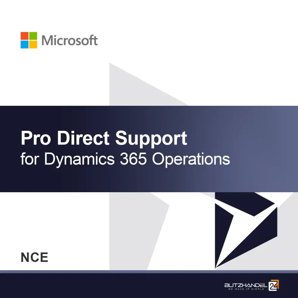 Pro Direct-støtte for Dynamics 365 Operations (NCE)
