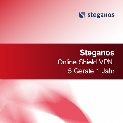 Steganos Online Shield VPN, 5 enheter 1 år