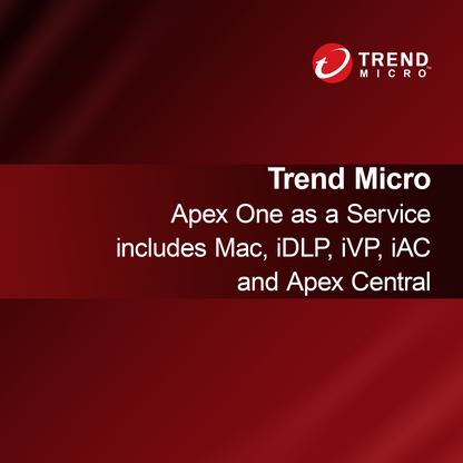 Trend Micro Apex One som en tjeneste inkluderer Mac, iDLP, iVP, iAC og Apex Central