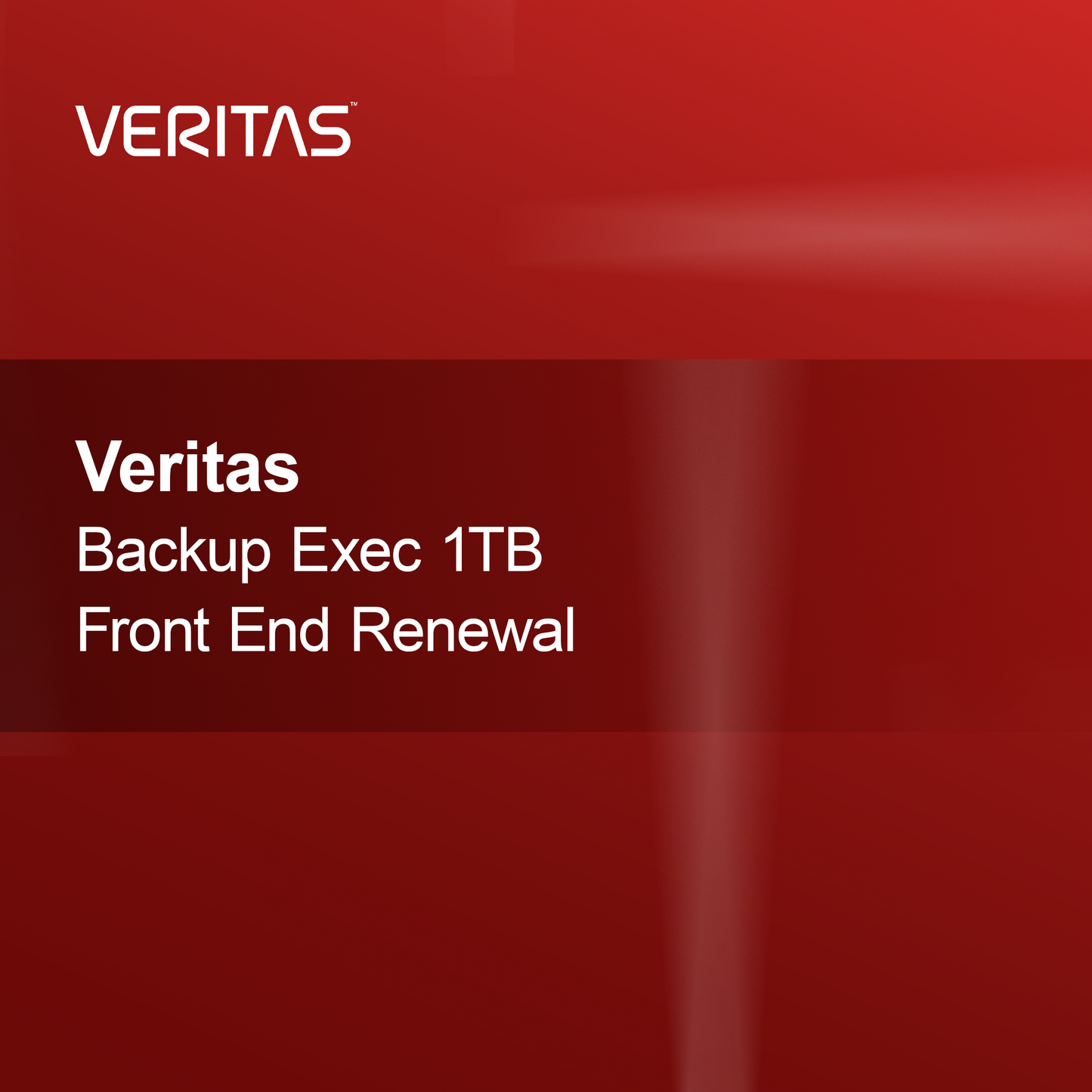 Veritas Backup Exec 1TB Front End-fornyelse